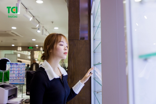 Ảnh khách hàng Lê Thị Ngọc Huyền cắt kính tại Thu Cúc TCI