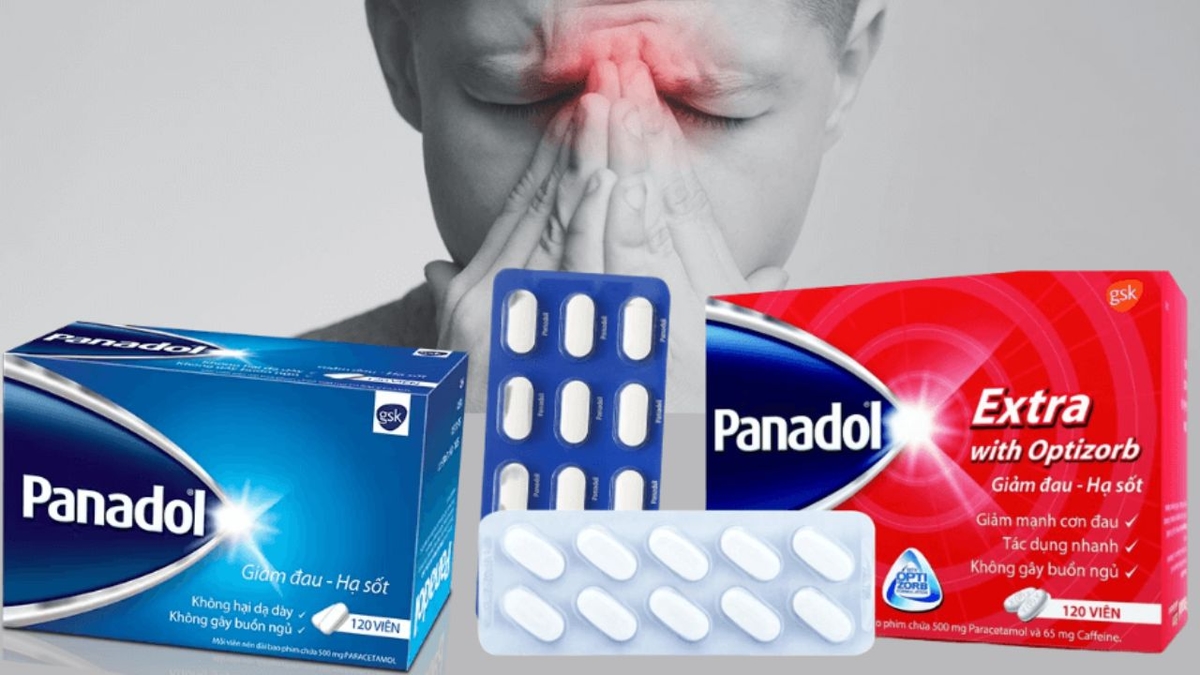 Panadol đỏ và xanh &#8211; Nên dùng loại nào khi đau đầu, hạ sốt?