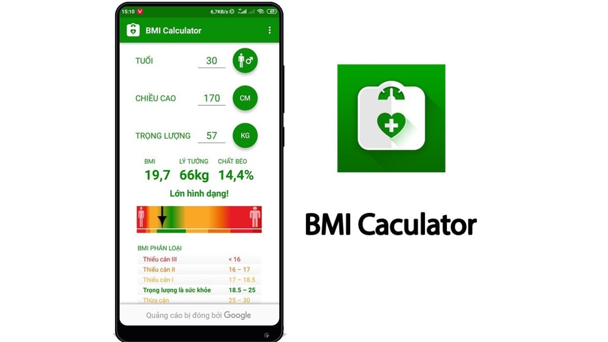 BMI Calculator &#8211; Ứng dụng tính BMI đơn giản, hiệu quả