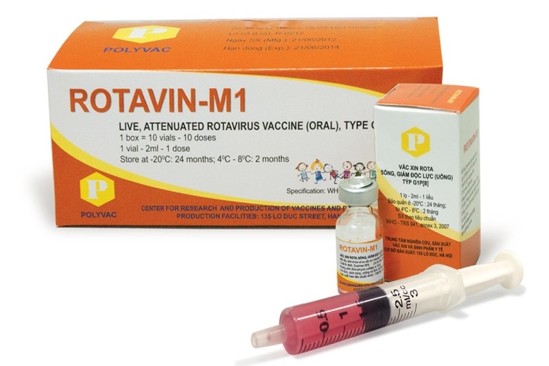 Rotavin M1 là vắc xin phòng ngừa bệnh tiêu chảy cấp do Rotavirus ở trẻ em