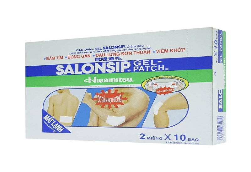 Lưu ý về cách sử dụng miếng dán Salonsip