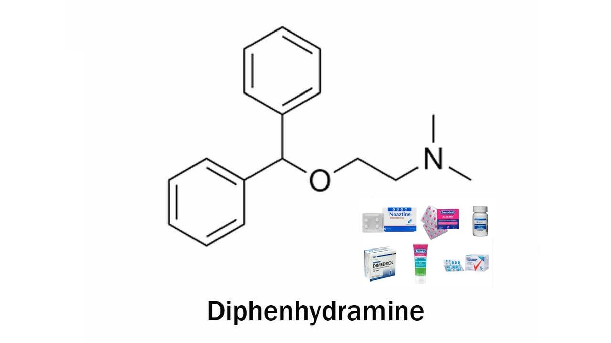 Diphenhydramine &#8211; Hoạt chất kháng histamin thế hệ 1