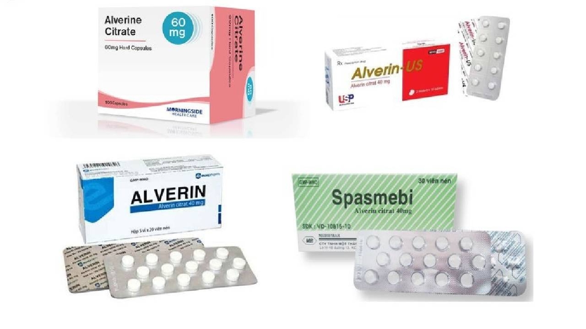 Alverin &#8211; Thông tin thuốc, công dụng và liều dùng