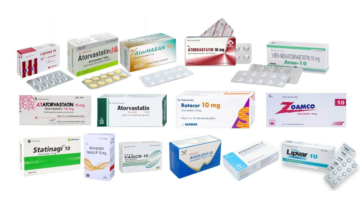 Atorvastatin 10mg &#8211; Kiểm soát cholesterol và bảo vệ tim mạch
