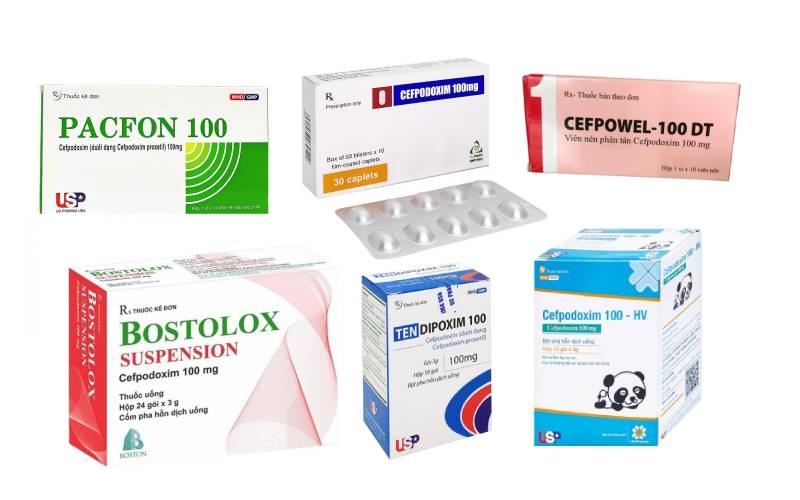 sản phẩm Cefpodoxim 100mg
