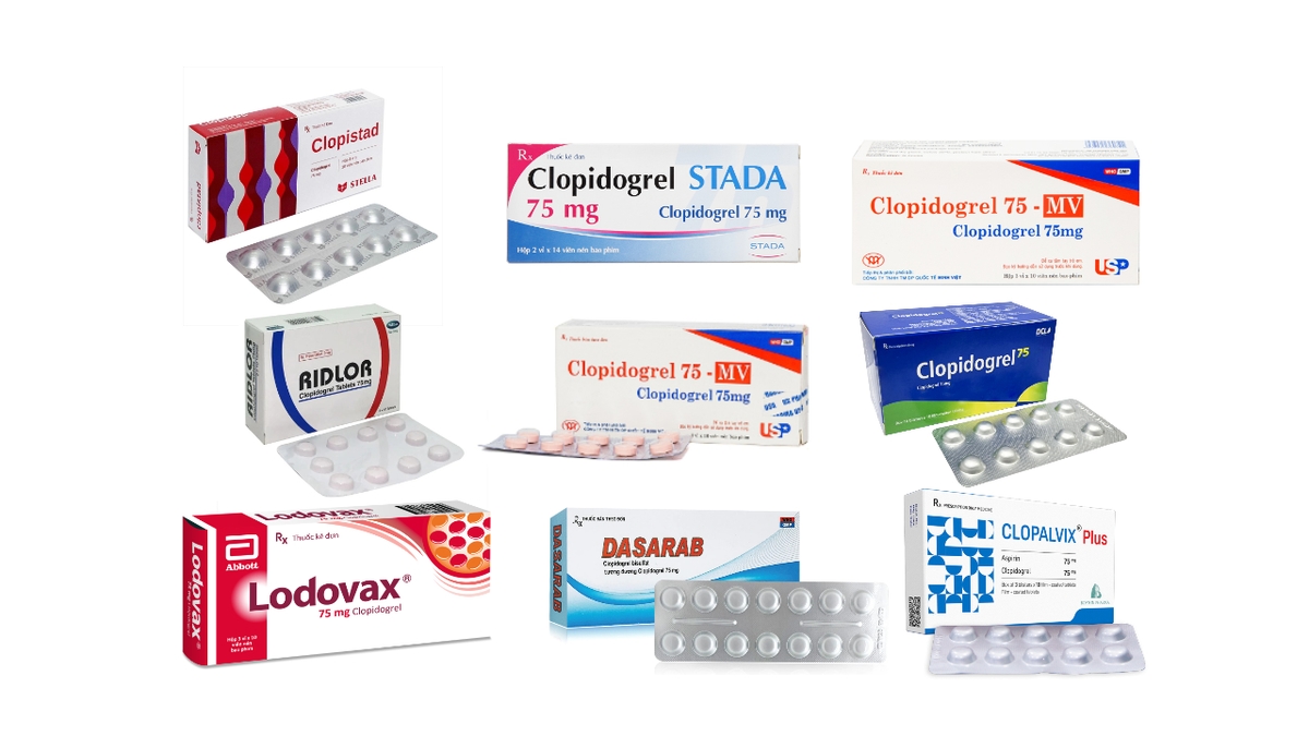 Clopidogrel &#8211; Chống kết tập tiểu cầu, trị &#8211; dự phòng bệnh tim mạch