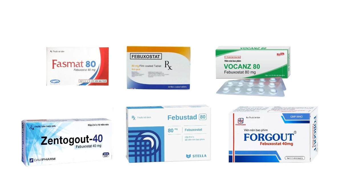 Febuxostat &#8211; Thuốc ức chế Xanthine Oxidase trong điều trị Gút