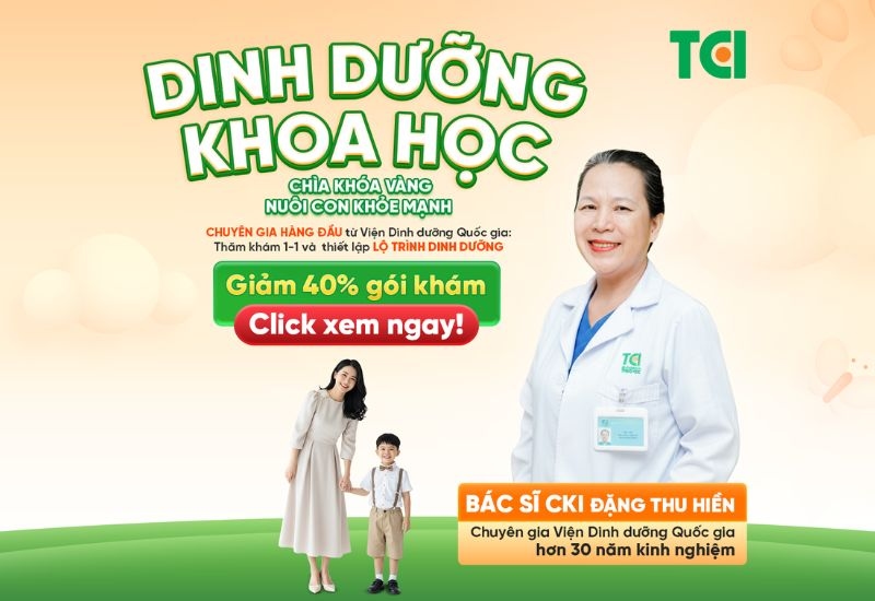 Giảm 40% gói khám dinh dưỡng cùng chuyên gia