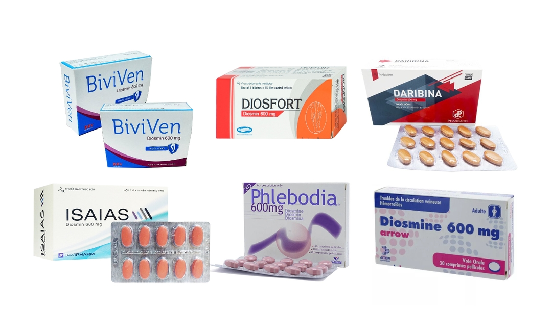 Diosmin 600mg &#8211; Giải pháp hiệu quả cho bệnh lý tĩnh mạch
