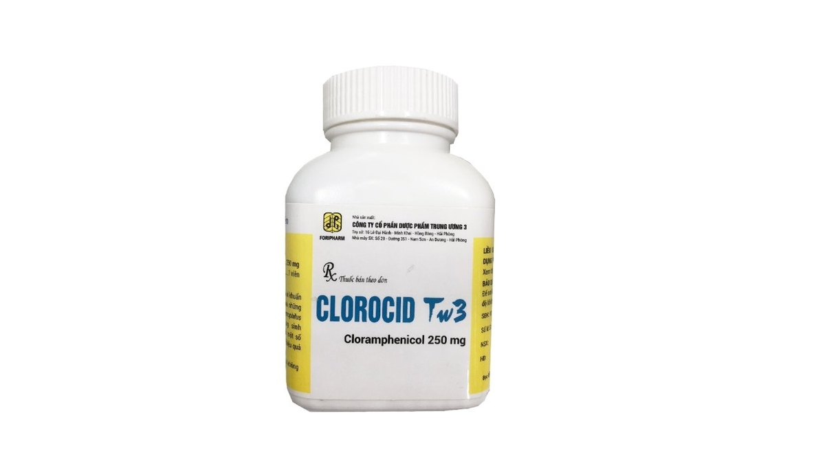 Clorocid &#8211; Thuốc kháng sinh điều trị nhiễm khuẩn hiệu quả