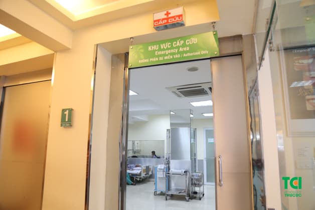 Phòng cấp cứu Bệnh viện Đa khoa Quốc tế Thu Cúc 