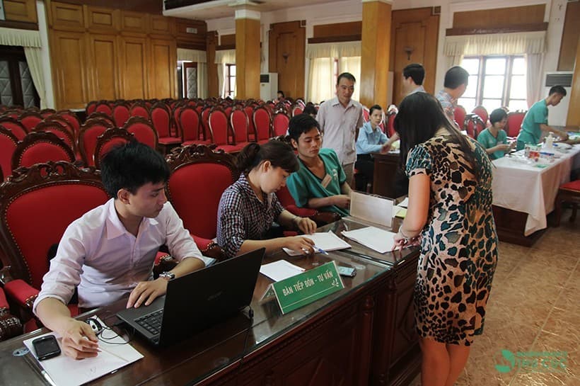 Ngày hội khám sức khỏe Quận ủy Tây Hồ