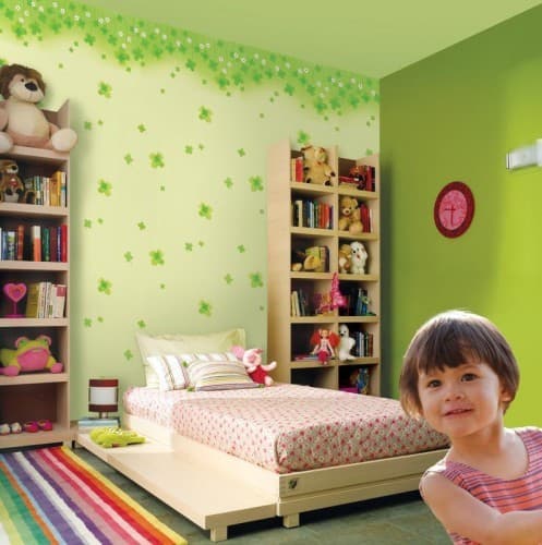 Phòng ngủ của trẻ đảm bảo sạch sẽ, thông thoáng