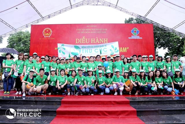 Bệnh viện Thu Cúc tham gia diễu hành “Tự hào thương hiệu Việt Nam”