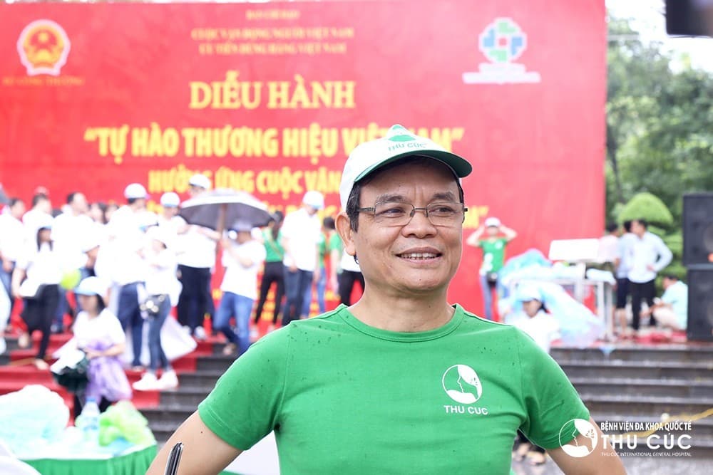 PGS, TS, BS, Thầy thuốc nhân nhân, Giám đốc Bệnh viện Đa khoa Quốc tế Thu Cúc Nguyễn Xuân Thành chia sẻ về thông điệp mà Thu Cúc mang đến với chương trình.