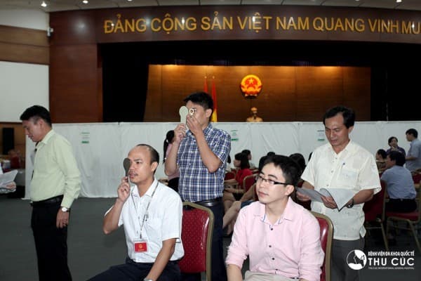 Một số hình ảnh buổi khám sức khỏe: