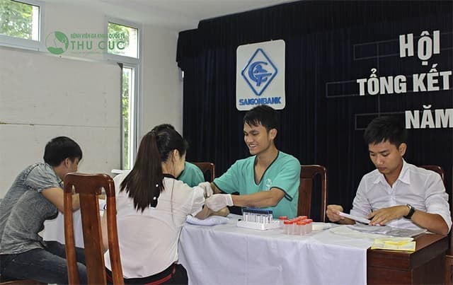 Khám sức khỏe tại Saigon Bank tại Bệnh viện Thu Cúc