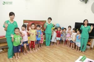 Gói khám dành cho các bé rất đầy đủ