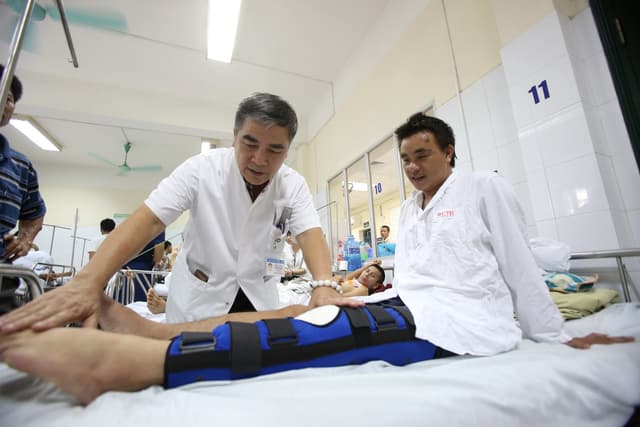 Đứt dây chằng đầu gối Có khoảng 50% những tổn thương