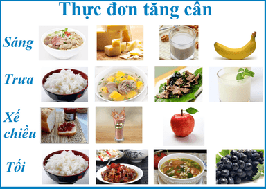 Tăng cân hiệu quả cho người gầy