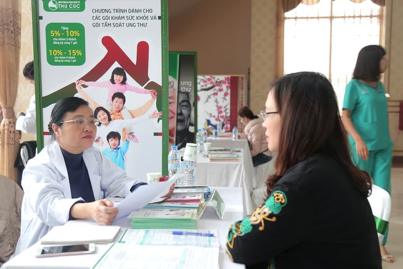 Chương trình chào buổi sáng phát sự kiện khám tầm soát