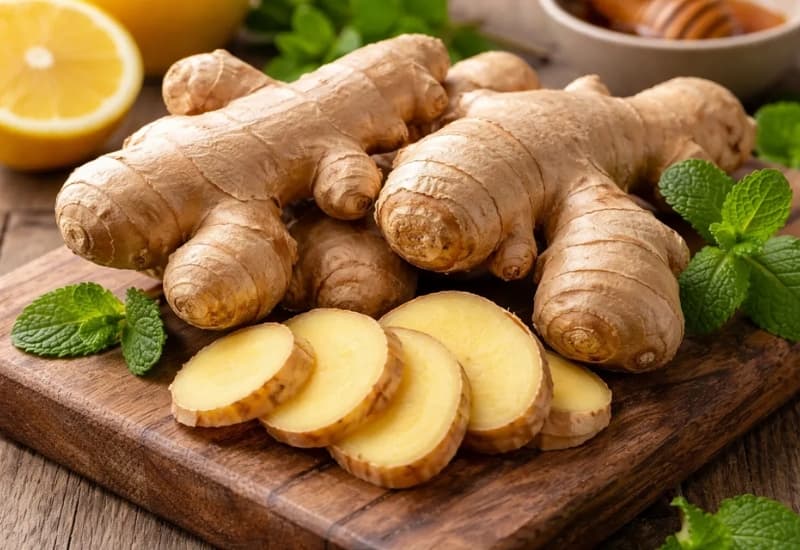 Gừng được biết đến như một loại gia vị giúp làm tăng hương vị của món ăn hoặc làm át mùi thức ăn không mong muốn, làm giảm thành phần có hại trong thực phẩm. Không những thế, gừng còn đóng vai trò là một vị thuốc quý trong hỗ trợ điều trị nhiều loại bệnh lý. Trong đó nổi bật nhất là công dụng chữa trào ngược dạ dày thực quản rất tốt.Trong gừng có chứa chất chống viêm tự nhiên rất hữu hiệu cho việc điều trị bệnh tiêu hoá.
