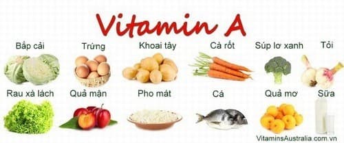 Thực phẩm giàu vitamin A tốt cho hồng cầu