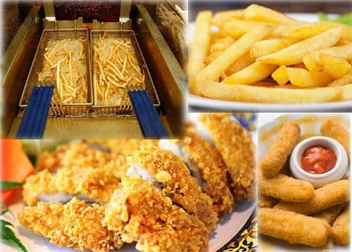 Người bệnh cần tránh những thực phẩm chiên rán nhiều dầu mỡ vì có thể khiến bệnh nặng hơn