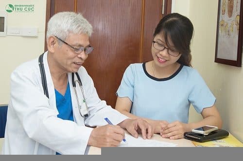 Nhiều người tin tưởng tới khám chữa bệnh với bác sĩ bệnh viện Thu Cúc