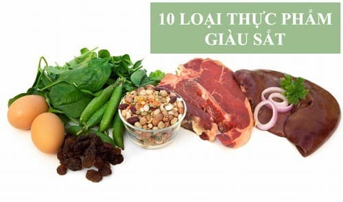 Bổ sung thực phẩm giàu sắt tốt cho bà bầu