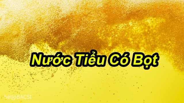 Nước tiểu có bọt cảnh báo bệnh gì và phải làm sao?
