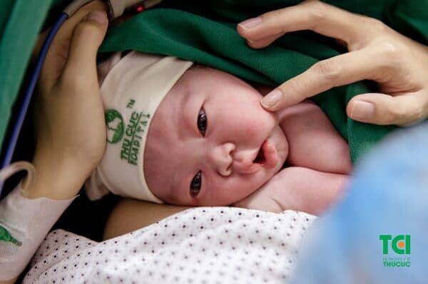 Một trong những cơ sở được đông đảo mẹ lựa chọn là Bệnh viện Đa khoa Quốc tế Thu Cúc.