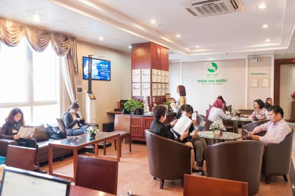 Khoa Ung bướu - Bệnh viện Thu Cúc có môi trường khám bệnh thân thiện