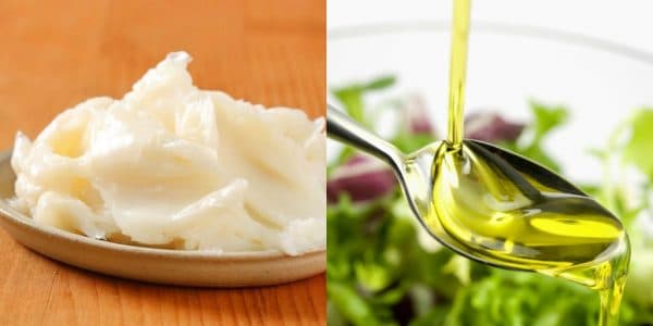 Bệnh nhân ung thư phổi nên thay thế mỡ động vật bằng các loại dầu thực vật có lợi cho sức khỏe như dầu hạt cải, dầu hướng dương...