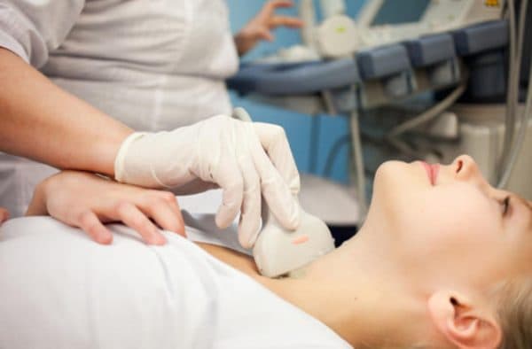 Siêu âm tuyến giáp xác định khối u đặc hay nang qua chỉ số Tg