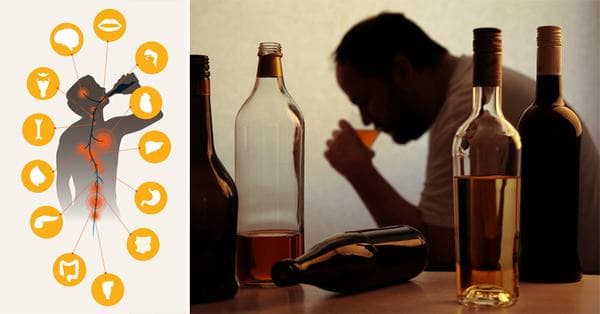 Người trào ngược dạ dày cũng cần kiêng uống rượu bia