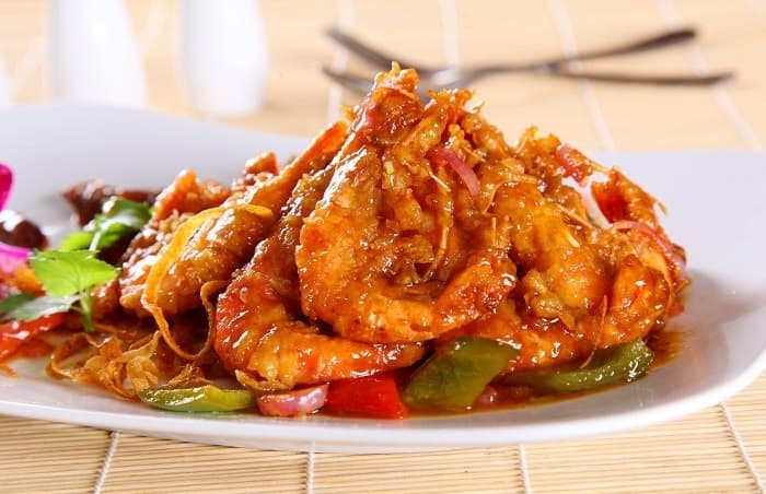 Rang tôm cho bà đẻ