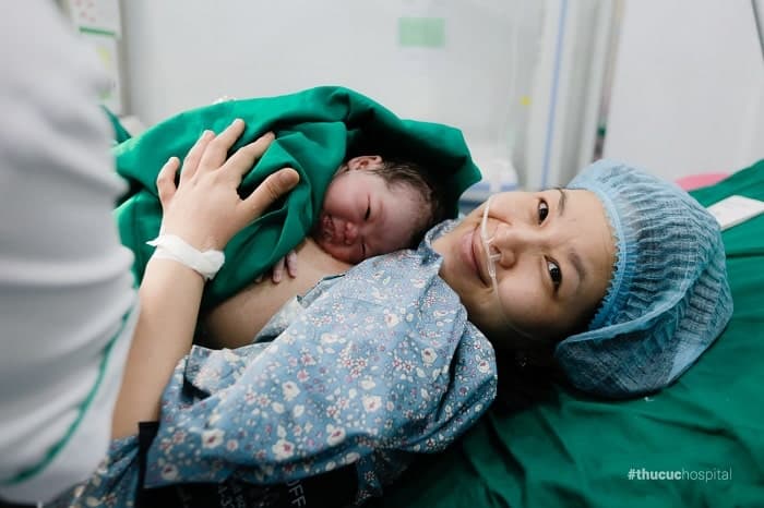 Tại Bệnh viện ĐKQT Thu Cúc nhiều ca sinh thường đã vượt cạn an tâm