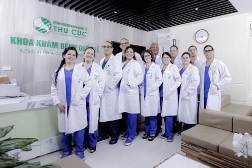 Đội ngũ bác sĩ Quốc tế tại Bệnh viện ĐKQT Thu Cúc