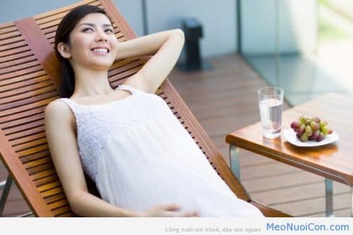 Nghỉ ngơi đầy đủ để có một thai kỳ khỏe mạnh