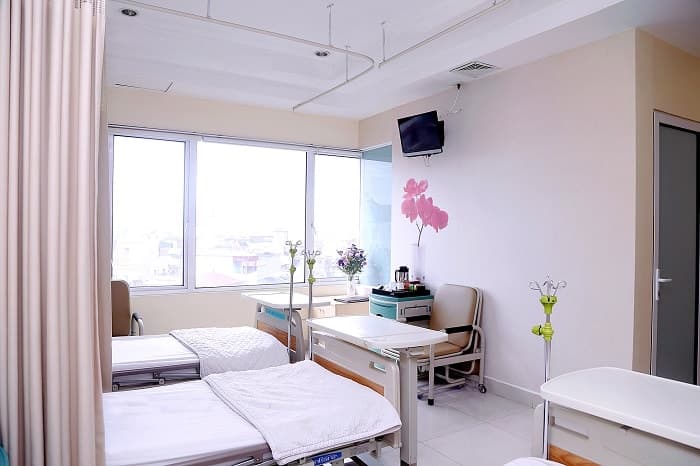 Phòng lưu viện đầy đủ tiện nghi theo tiêu chuẩn khách sạn