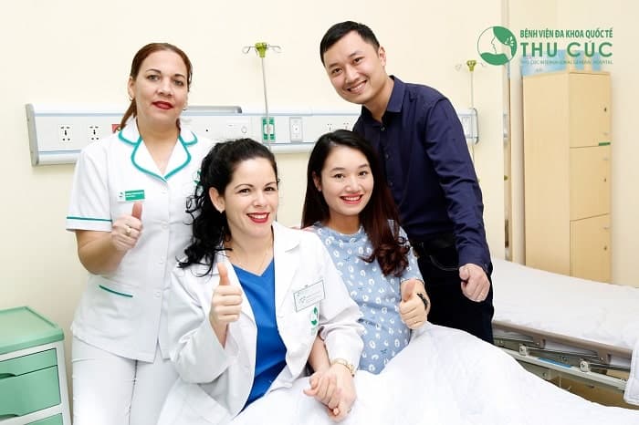 Bệnh viện ĐKQT Thu Cúc được nhiều mẹ bầu tin tưởng lựa chọn để khám thai và sinh con