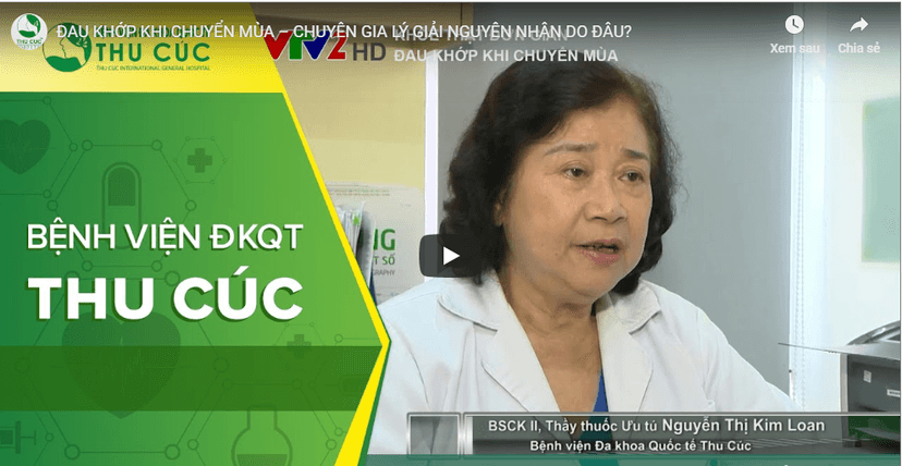 VTV2: Bệnh đau khớp khi chuyển mùa – cùng chuyên gia