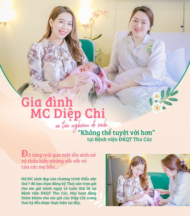 Gia đình MC Diệp Chi và trải nghiệm đi sinh tuyệt vời