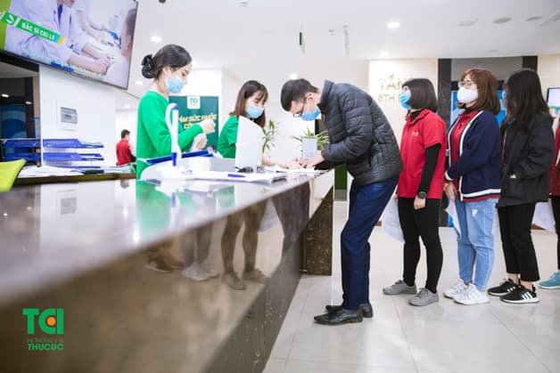 Khám sức khỏe công ty tại Thu Cúc, người lao động luôn được hỗ trợ nhiệt tình