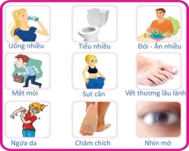dấu hiệu của bệnh tiểu đường