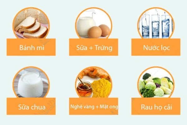 Các thực phẩm tốt cho người đau dạ dày