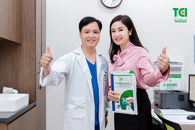 Cô Thường rất hài lòng với các dịch vụ chăm sóc sức khỏe tại Thu Cúc