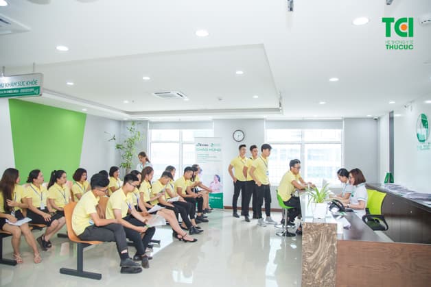 Hiểu được lợi ích của hoạt động khám sức khỏe công ty mang lại, người lao động đã tích cực tham gia đầy đủ mỗi năm.