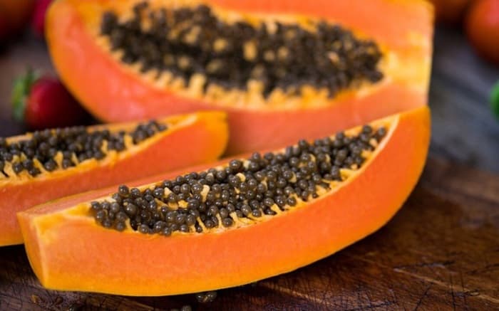 Đu đủ là một loại trái cây tốt cho người bị nhân xơ tử cung